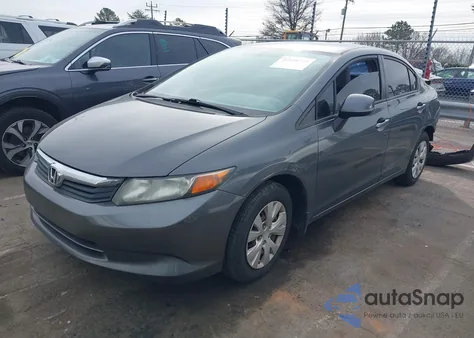 2012 Honda Civic Lx from USA, damaged, VIN 2HGFB2F50CH331231